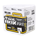 5010001 - Sellars Toolbox Z400  White 1/4 Fold Wipers, 60 Wipers/Bundle, 12 Bundles/cs