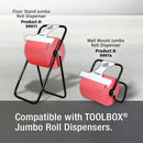 88360 - Sellars ToolBox T800 WaterWeave Red Jumbo Roll,1/cs