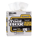 5020001 - Sellars Toolbox Z400 White Interfold Wipers, 200 Sheets/Box, 8 Boxes/cs