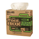 50210 - Sellars Toolbox Z400 GreenX Recycled Interfold Wipers, 200 Sheets/Box, 8 Boxes/cs