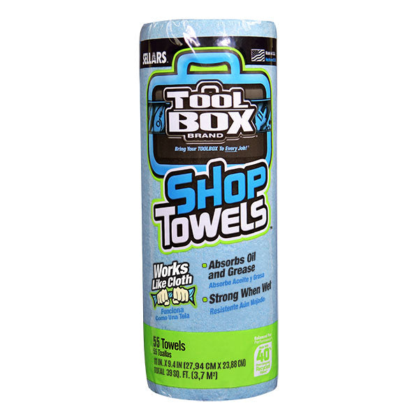 54400 - Sellars Toolbox Z400 Roll of Shop Towels, 55 Sheets/Roll, 30 Rolls/cs