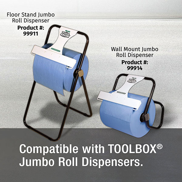 78350 - Sellars ToolBox T700 WaterWeave Blue Jumbo Roll Wipers, 1/cs