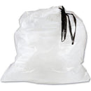 DT12GALW - 12 Gallon Drawstring Can Liners, 0.7 mil, White, 300 Liners/cs