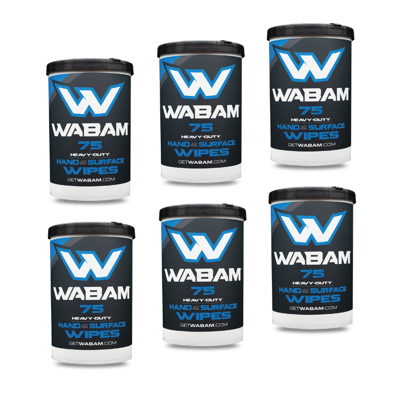 WABAM Wet Wipes 75CT (6 containers)